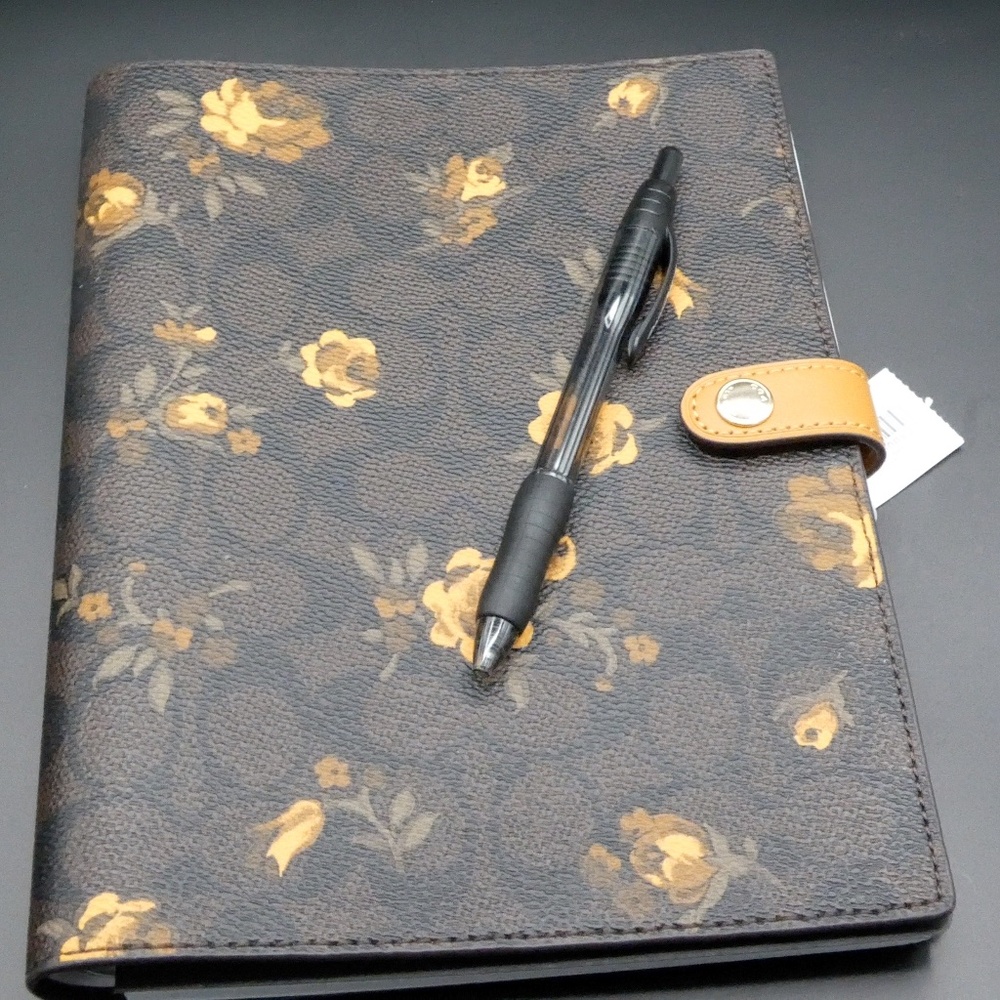 Coach Floral Notebook